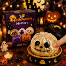 Halloween mystery squishy box characters